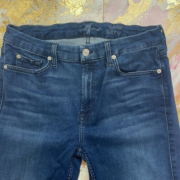 7 For All Mankind Ankle Skinny Jeans 31