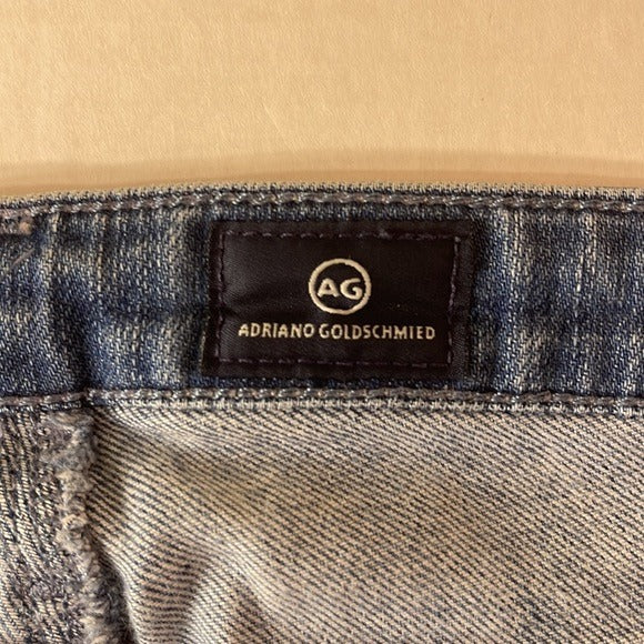 AG Adriano Goldschmied Straight Cuffed Jeans 25